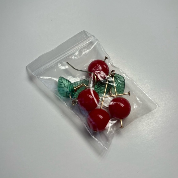 Cherry Drop Earrings - NWOT - Picture 4 of 4